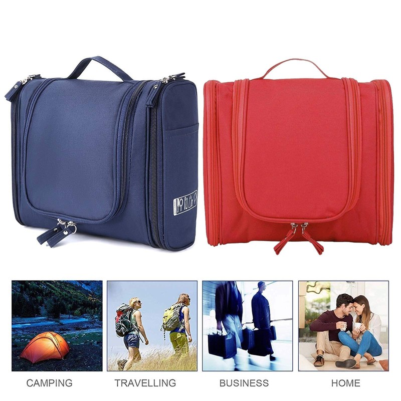 Travel Cosmetic Makeup Bag Toiletry Case Hanging Storage Large Bag