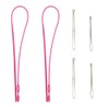 Joycoco 2 Pieces Drawstring Threader - Flexible Easy Threader Needle