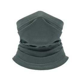 Unbranded Neck Gaiter Face Mask Sun Cooling Scarf Balaclava Bandana Cover for Men & Women - Gray, 1 Pack