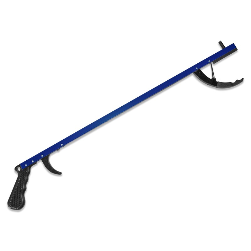 Rehabilitation Advantage Blue Aluminum Reacher Grabber with Magnetic Tip, Set