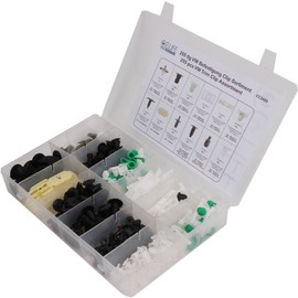 CCLIFE Door Trim Clips Assortment Body Trim Mounting Clips Set for Car 255 Pieces Compatible with VW