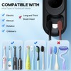 Upgraded LED Smart Screen Toothbrush Sterilizer, Toothbrush Cleaner Holder with