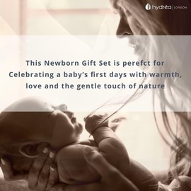 Baby Bliss Bed + Bath Newborn Gift Set - Baby Brush + Bamboo Wash Mitt