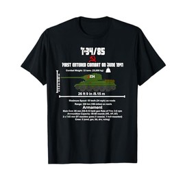 T-34/85 Art Historic: Armored Legends T-Shirt