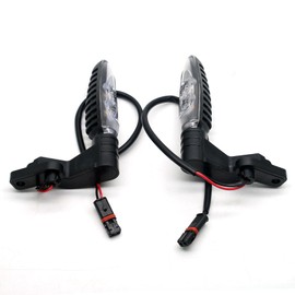 MZS Motorcycle Turn Signal Lights, 2009-2016 Rear LED Indicators Blinker Light Compatible With F700GS F800R F800GT F800GS HP4 S1000R S1000XR S1000RR R1200R R1200GS K1300R K1300S G310R C650