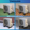 Yarssihha 4pcs Mini Split Rubber Base Pad for 9000-60000 BTU