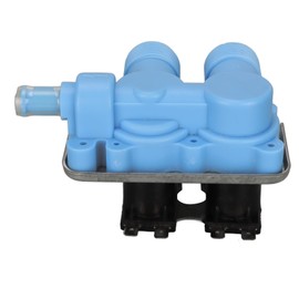 Water Inlet Valve Blue Double Head PP Washer Water Inlet Valve Replacement for 205613 WP358276 110-120V