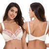 Curve Muse - Brasier reductor con aros para mujer, talla