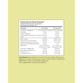 Sop Ovario Poliquistico Suplemento Mujer Alimenticio Base Myo Inositol Minerales Vitaminas Caps