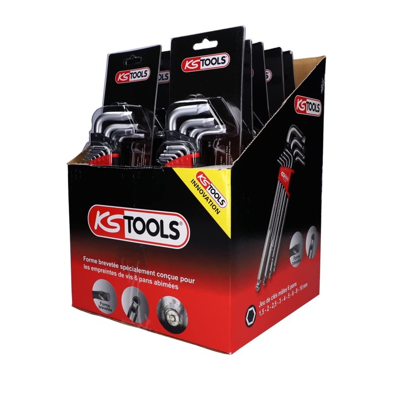 KS Tools 151.2800 151.2800 Kstools Allen Key Set 9-Piece