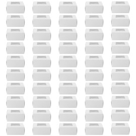 Pinafresa 50 Pieces Mini Kraft Paper Box with Window Present Packaging Box Treat Box for Homemade Soap Treat Bakery Candy (White)