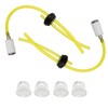2 Pack Fuel Line Two Hole Grommet Assembly with 4