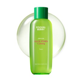 EQQUALBERRY - Tónico calmante Aloe PDRN, para sensibilidad, alivio instantáneo y enfriamiento, no comedogénico y seguro para el acné, rep...