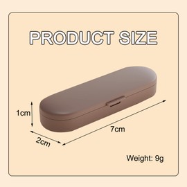 ZWWOGE Täglicher Pillen Organizer mit 2 Fächern, Tragbares Reise Pillenetui, Mini Pillenbehälter für die Handtasche, Kompakter Reise Medizin Organizer für Vitamine, Nahrungsergänzungsmittel