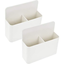Jetec 2 Pack Magnetic Marker Holder Dry Erase Organizer Magnetic Holder for Whiteboard (Cream Color)