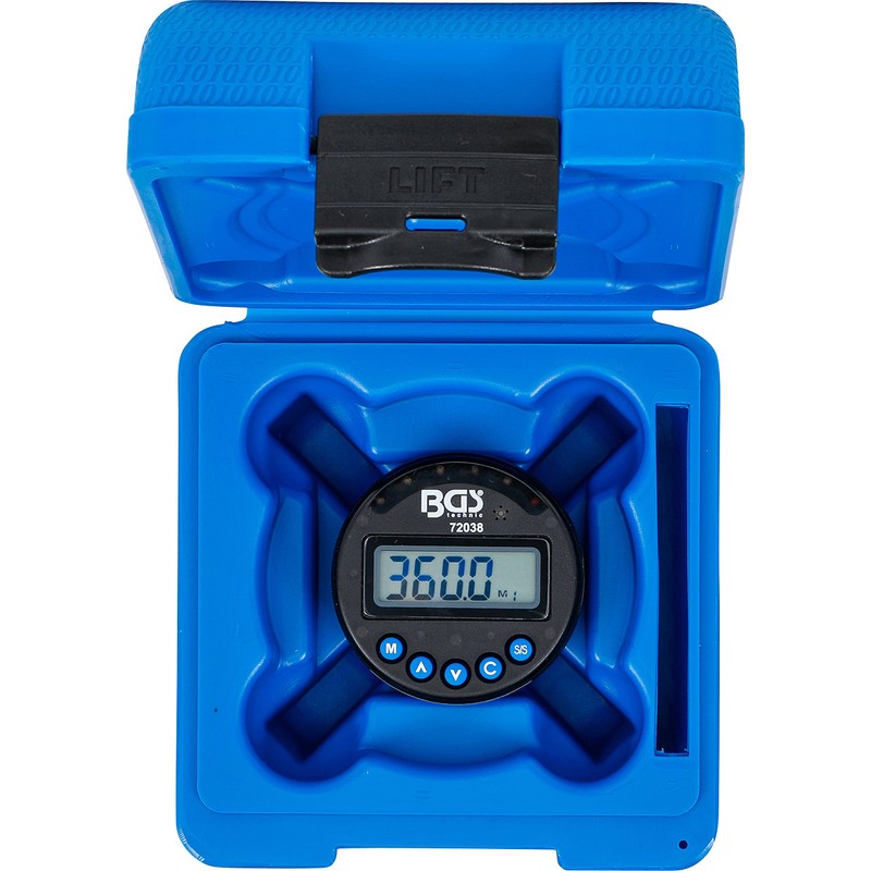 BGS 72038 Rotating Angle Measuring Device Digital Protractor with Magnet