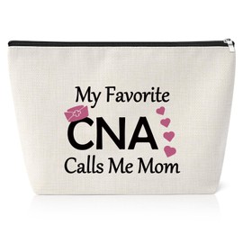 CNA Gifts for Daughter CNA Makeup Bag Certified Nurse Assistant Gift CNA Week Gifts for Daughter Medical Student Graduation Appreciation Gift Birthday Christmas Gifts Travel Pouch