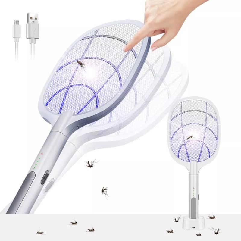 theperfectyou 2-in-1 Electronic Mosquito Fly Bug Swatter Insect Killer Zapper