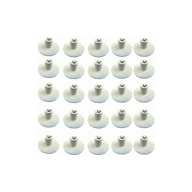 Golf Rubber Tee's - White Criss Cross Tee Peg -