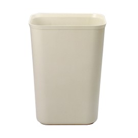 Rubbermaid Commercial Fire-Resistant Wastebasket, Rectangular, Fiberglass 10 Gallons, Beige (254400BG)