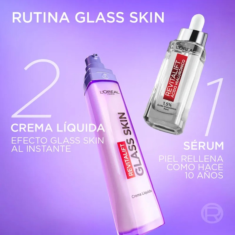 L'oréal Paris Glass Skin Crema Líquida Hidratante