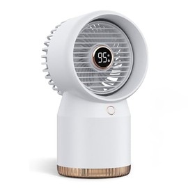 Small Air Conditioner, Home Office Desktop Cold Fan, Portable Humidifier, Evaporative Air Cooler, USB Cooling Fan with Night Light, 4 Speeds, Type-C Plug and Play