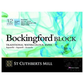 Bockingford 300gsm Block 14 x 10 inches (26 x 36 cm) Not