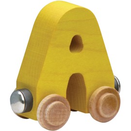 NameTrain Bright Finish Letter Cars - A (Colors may vary)
