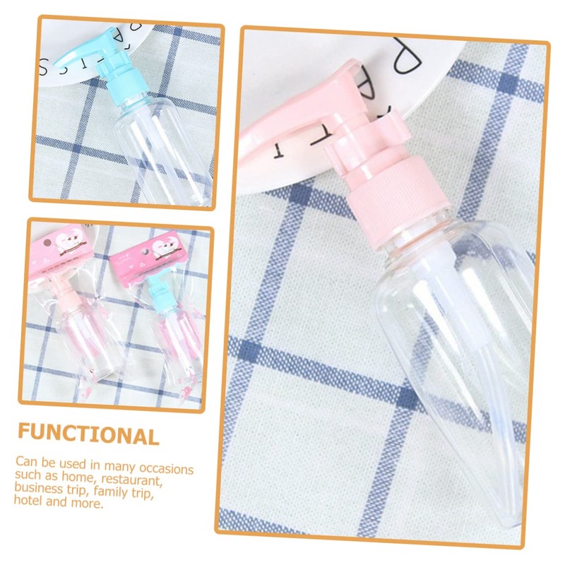 Alipis Sets Travel-Friendly Refillable Shampoo Dispenser Pump Bottle for Liquid