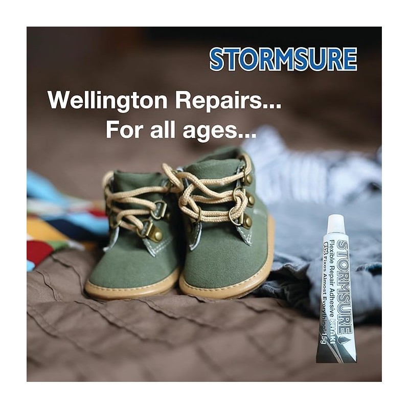 Khaki Wellington Boot Repair Kit - Fast, Durable, and Flexible