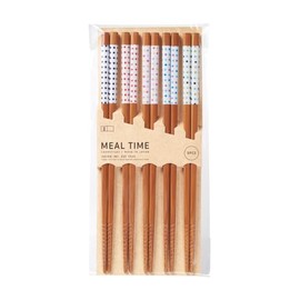 Ishida 67054-8 Susu Bamboo Chopsticks for Guests 5 Pairs 9.1 inches (23 cm) Safety Chopsticks