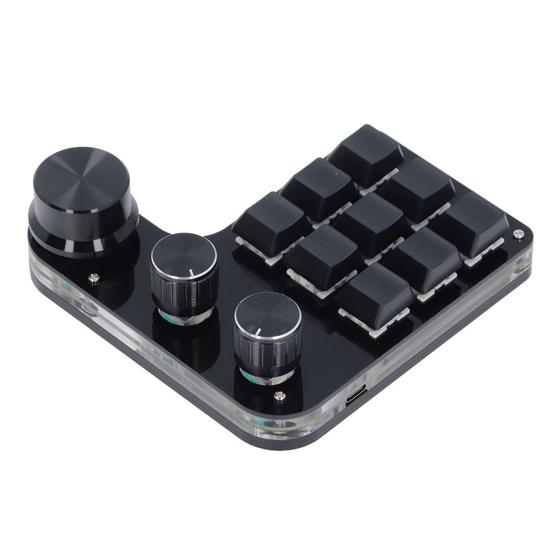USB Mini Macro Mechanical Gaming Keyboard Programmable 9 Keys 3