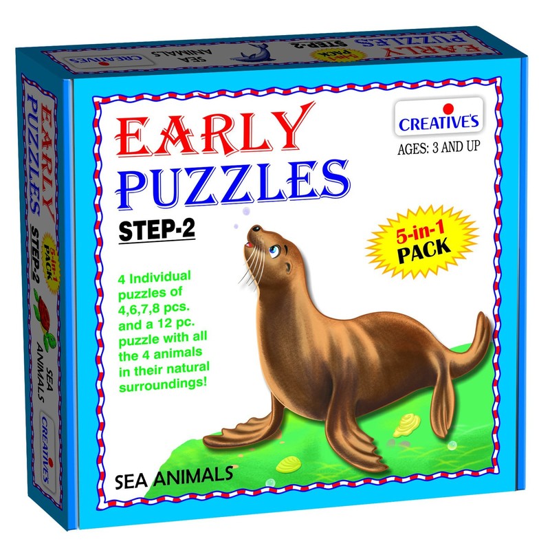 Creative Educational Creative Early Step Sea Animals Puzzles
