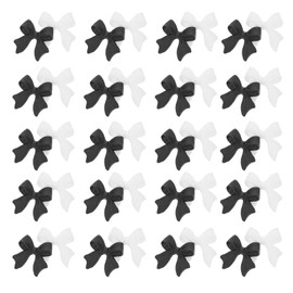 100pcs Bow Nail Art Charms Manicure Decors Delicate Bow Nail Charms Nail Art Accessories Rhinestones Nails Decorations