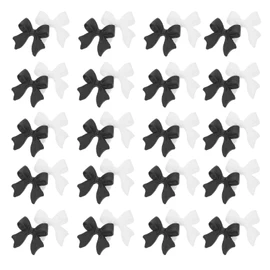 100pcs Bow Nail Art Charms Manicure Decors Delicate Bow Nail Charms Nail Art Accessories Rhinestones Nails Decorations