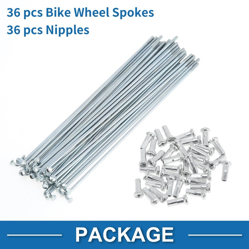 A ABSOPRO 36 Set 14G Bicycle Spokes 138mm Bike Wheel