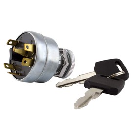 RMSTATOR Replacement for 4-Position Ignition Key Switch Ski-Doo Formula 380 500 600 670 700 1996-2001 | MX Z 380 500 550 1998-2009 | Nordic 371 399 1969-1972 | Olympique 300 320 340 400 440 1968-1979
