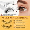 Cils Magnetique,Réutilisable Faux Cils Magnetique avec applicateur, pas besoin de