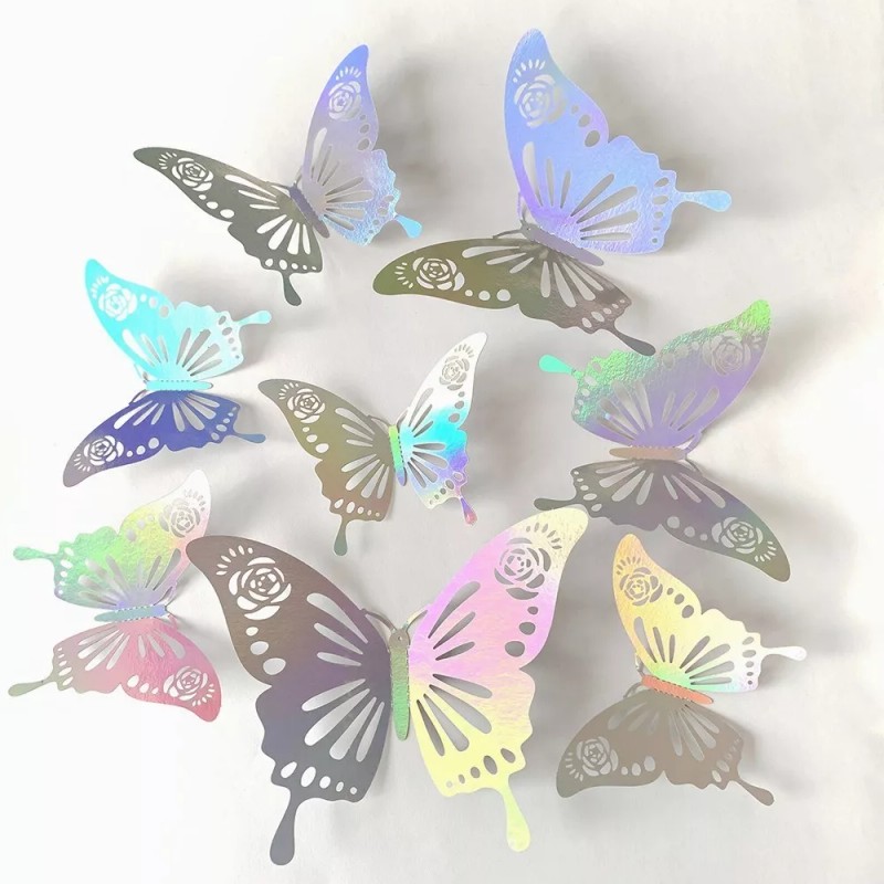 Dolores 36pcs Mariposas Decorativas Pared 3d Fiestas Adorno Pegatina