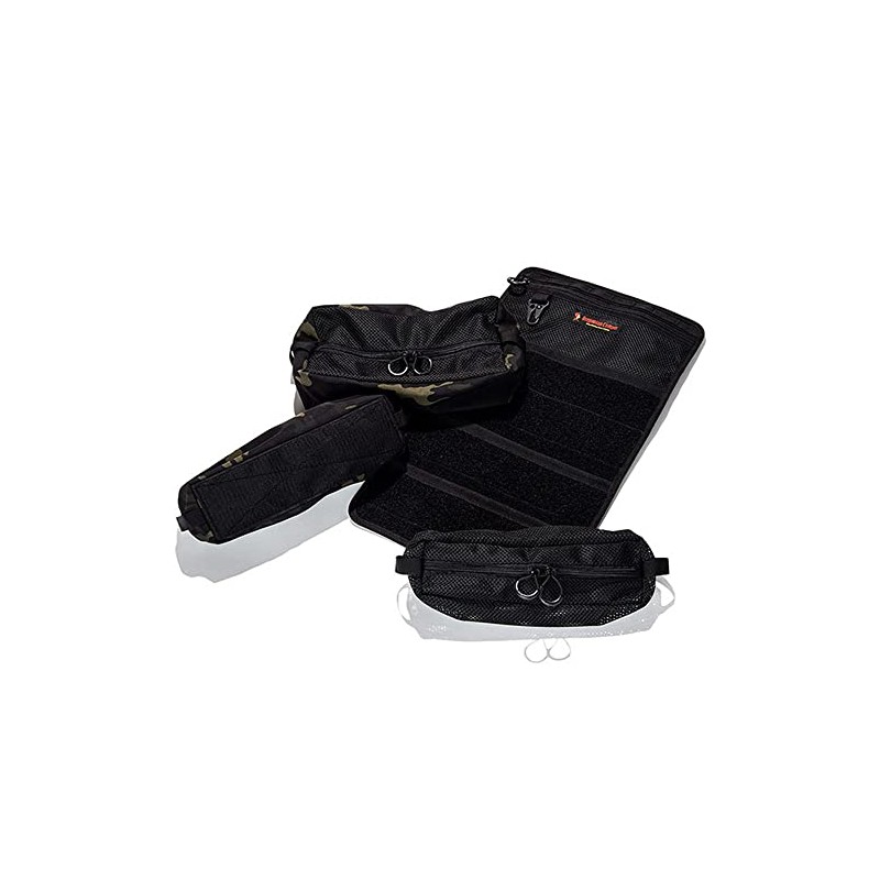 Oregonian Camper Cutlery Case Chef's Roll Black Camo OCB2209BC