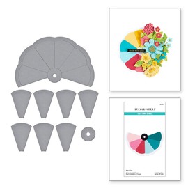 Spellbinders Color Swatch Wheel Etched Dies from The ColorWheel Swatch Party Collection