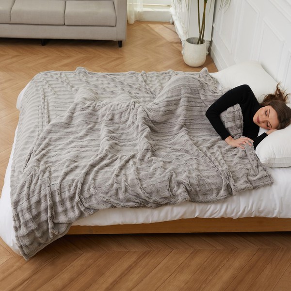 YAKEE Electric Heated Blanket Full Size 72"x 84", 4 Fast