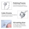 KUNSIR 925 Sterling Silver Rings for Women, True Love Knot