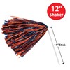 Beistle Blue & Orange Poly Shakers - 512 Strand