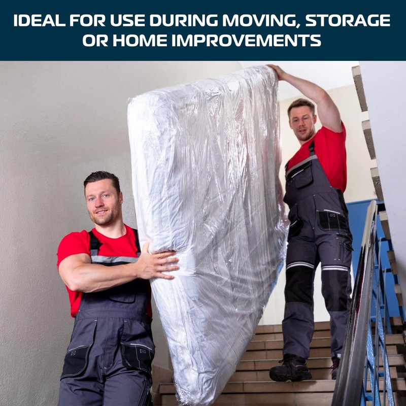 Waterproof Mattress Protector Bag for Moving House or Storage, Strong