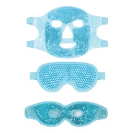3 Mascarillas Faciales Oculares Frias Calientes Vitaminas Minerales