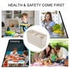 Bento Box,lunchbox mit fächern,Bento Box für Erwachsene Kinder,3Schicht Brotdose 900ml