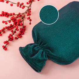 Blumtal Hot Water Bottle with Soft Cover, 1.8 L, Hot Water Bottle for Children, Various Colours