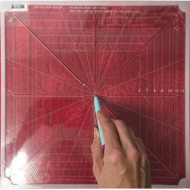 Westalee Design 8 Point Crosshair Ruler (12.5" x 12.5")