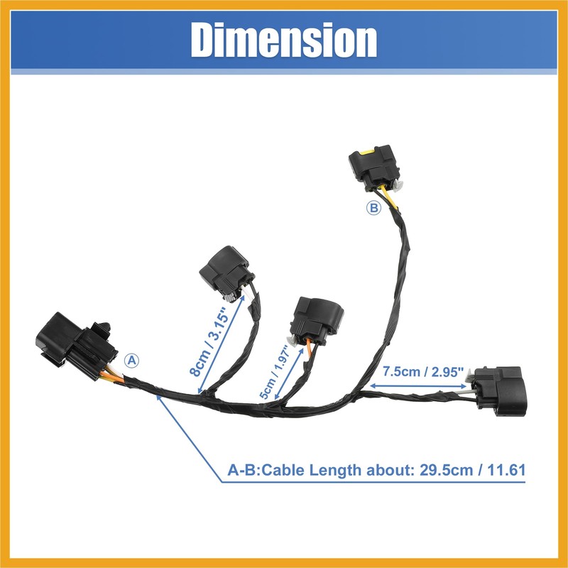 Partuto Ignition Coil Wire Harness for Kia Rio 12-14 for